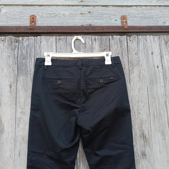 POLO RALPH LAUREN Black Brooke Skinny Chino Boating Pants Womens Sz 4 - Picture 2 of 6
